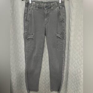 American Eagle Outfitters Charcoal Cargo Pants